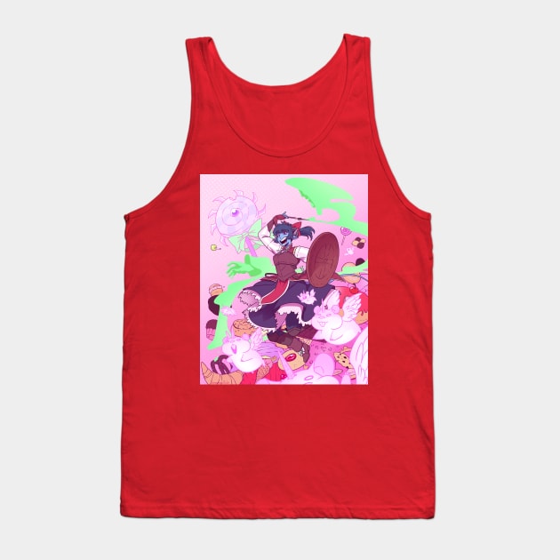 Pink Cleric Tank Top by Viktormon